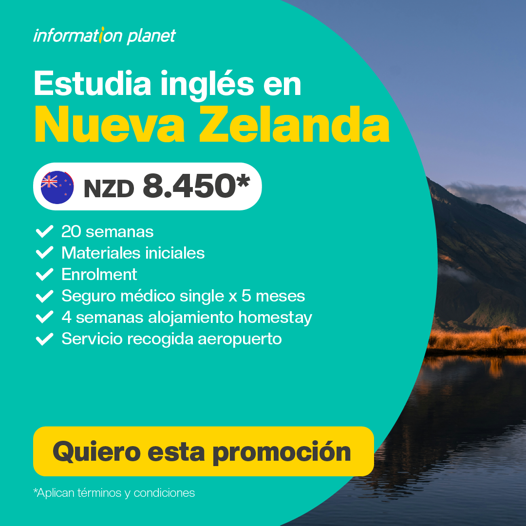 Promo 2 Estudia inglés en Nueva Zelanda