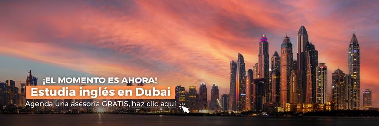 Estudia inglés en Dubai asesoría banner