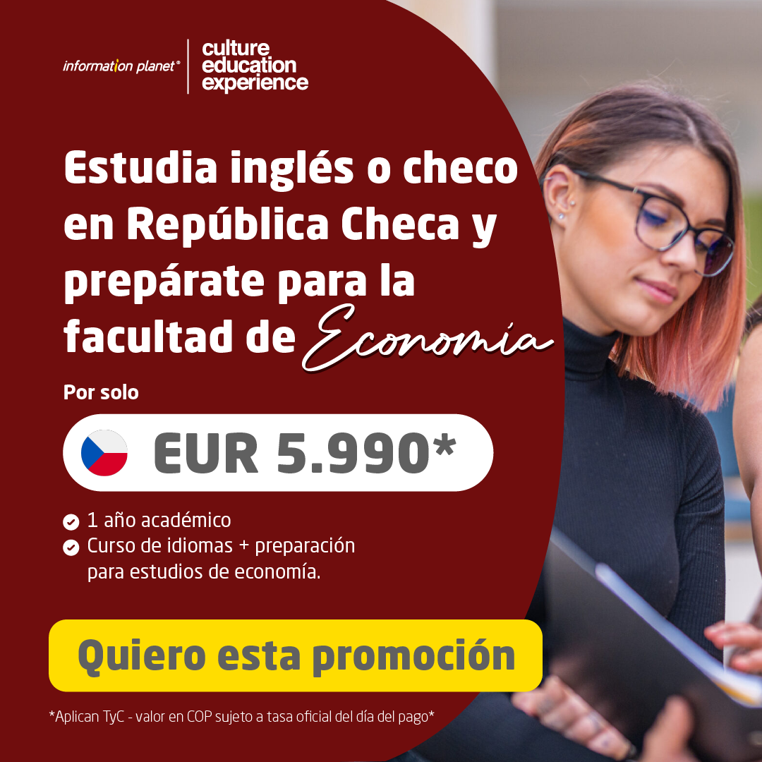 Estudia inglés o checo en República Checa y preparate para la facultad de economia