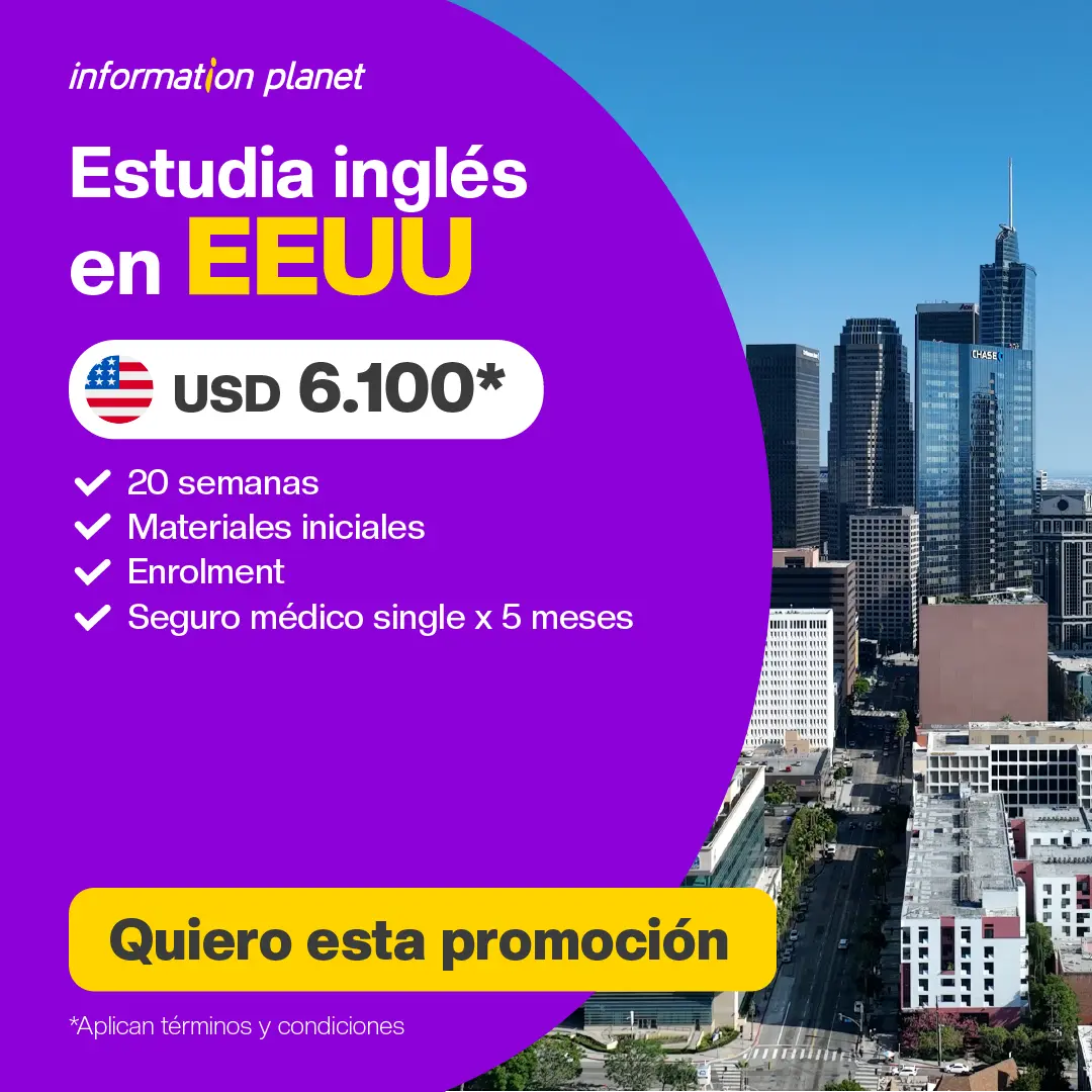 Promo 1 Estudia inglés en Estados Unidos