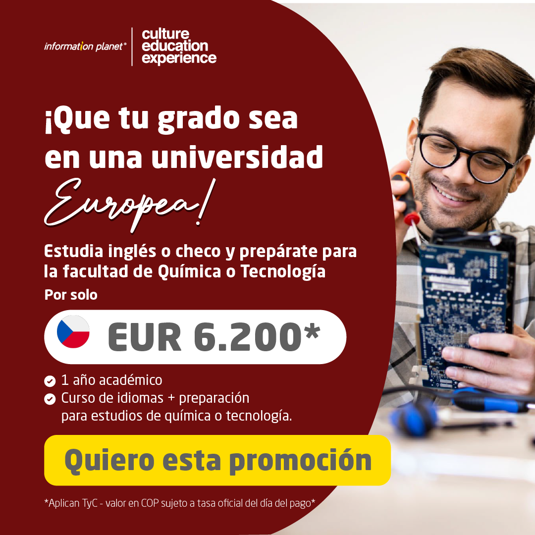 Estudia inglés o checo y preparate para la facultad de Quimica o Tecnología