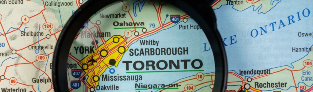 Mapa de Toronto Canadá